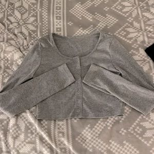 SHEIN long sleeve crop top